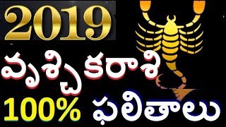 వృశ్చిక రాశి Scorpio 2019 Vruschika Rasi Astro Predictions for 2019|vrushkika rashi 2019 in telugu