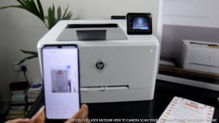 HP COLOUR LASER M255DW HOW TO CAMERA SCAN YOUR DOCUMENT, PRINT AND SHARE ONLINE