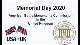 ABMC in UK, Memorial Day 2020