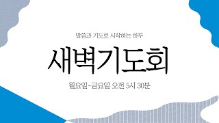 [원흥성광교회] 새벽예배ㅣ2024.04.03ㅣ딤후3:13-17(1)ㅣ이왕규목사