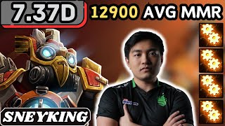 7.37d - Sneyking CLOCKWERK Hard Support Gameplay - Dota 2 Full Match Gameplay