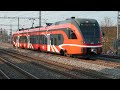 Штадлерские поезда на о.п. Лиллекюла stadler flirt trains at lilleküla 4k flirt stadler trains