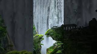 Nature 🌼🥀whatsapp status best video || natural waterfall ⛲status || waterfall sound || #shorts