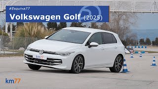 Volkswagen Golf. Una referencia entre los compactos que cumple con nota ante maniobras imprevistas.