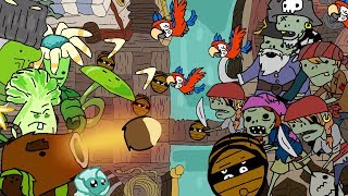 Plants vs Zombies 2 Pirate Seas Without Sunflowers Animation