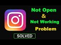 How to Fix Instagram App Not Working / Insta Not Opening Problem in Android & Ios