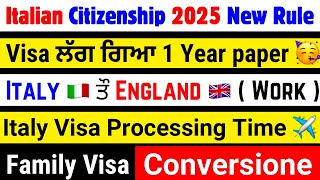 28 January 2025 Italy visa | Italy appointment update | Italy visa 2025 | work permit visa 2025