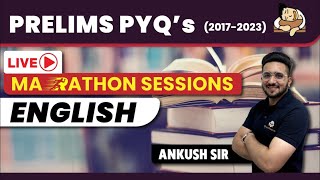 English Last 7 Years UPSC Prelims CSAT PYQs Solved | Crack UPSC Prelims CSAT with Marathon Session