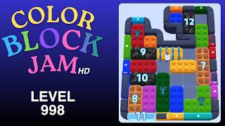 Color Block Jam Level 998 Solution Walkthrough