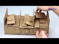 how to make safe lock box with 6 digit from cardboard