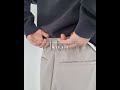 와이드 슬랙스 하나로 미니멀한 남자 봄옷 코디 완성 two tuck half banding wide slacks