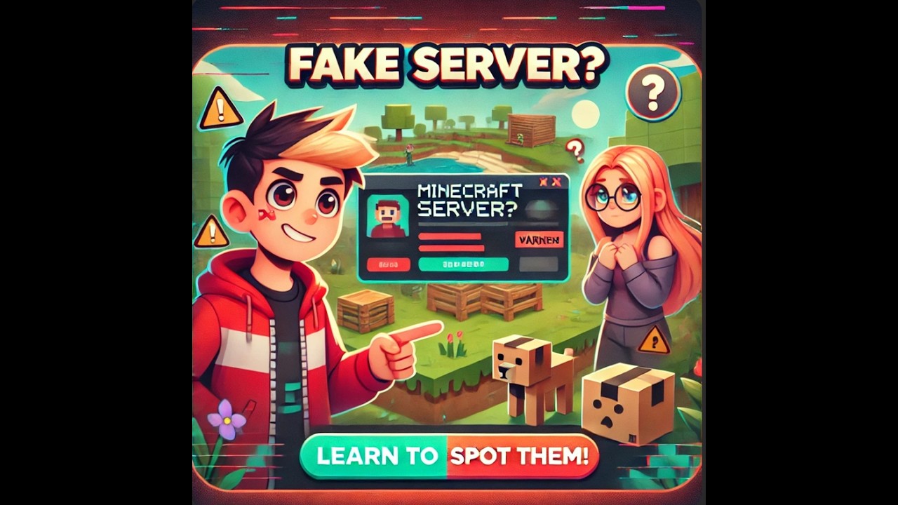 Playing With My Sister On A Fake Minecraft Server Learn How To Spot