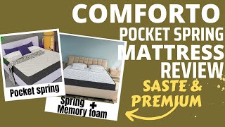 Comforto Hybrid Pocket Spring Mattress Review | Best pocket Spring Mattress India 2023