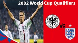 2002 World Cup Qualifiers Germany 1x5 England