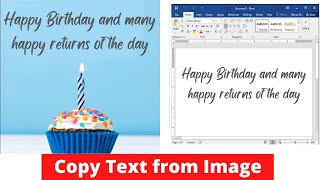 Image to Text | How to Convert Image to Editable Text Without Software