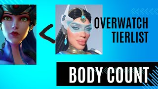 RANKING OVERWATCH CHARACTERS ON THEIR BODYCOUNT!!