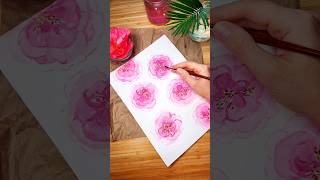 Camelia flower. Easy tutorial