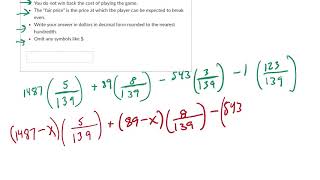 Probability Test Expected Value 3