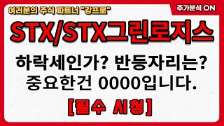 STX/STX그린로지스  하락세인가? 반등자리는? 중요한건 0000입니다.