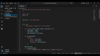 Car Rental Management System | Python CLI Project