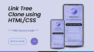 How to create linktree clone using html
