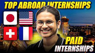 Top 5 PAID Abroad Research Internships for Indian Students🔥! Don't Miss❌