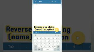 reverse a string in python using slicing | python reverse name #strings #string #reverse #name #lwm