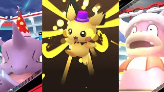 我孵出新年派對帽皮丘啦！New Year Hat Pichu！派對帽尼多力諾！戴2022新年眼鏡的呆呆王 ！Party Hat Nidorino！2022 Glasses Slowking！