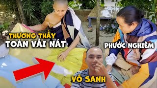 Cận cảnh Y Áo của thầy Minh Tuệ. Vô Sanh chia sẻ cực Hay cùng thầy đi khất thực