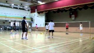 20111017台北市復興羽球隊FUXING Badminton Game MD VS XD (VR.TC)