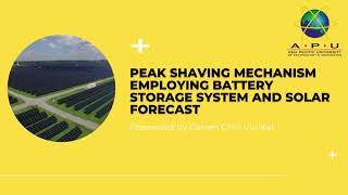 P18: Peak Shaving Mechanism Employing Battery Storage System (BSS) and Solar Forecast