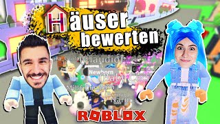 WIR BEWERTEN EURE HÄUSER! 🏠 Die Community zeigt Mama Dania \u0026 Baby Claudio ihre Häuser [Roblox]