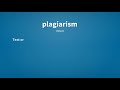 plagiarism meaning of plagiarism