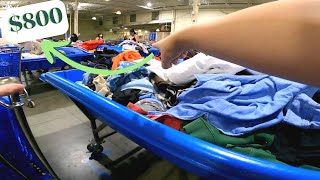 I Found An INSANE $800 Thrift Haul At The Goodwill Outlet Bins (come thrift with me 😍)