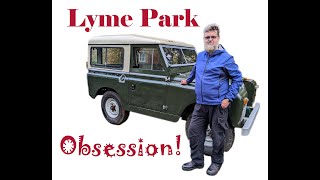 Bob obsesses about Land Rovers in an autumnal Lyme Park.