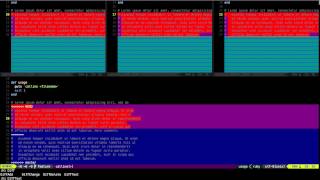 git merge conflicts using vimdiff