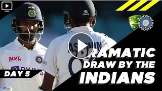 A DRAMATIC draw by Team India at SYDNEY | AUSvIND 3rd Test REVIEW