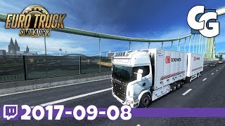 Euro Truck Simulator 2 - VOD - 2017-09-08 - Scania RJL + Bussbygg Tandem- ETS2 ProMods 2.20 Gameplay