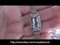 antique 8.6ct aquamarine diamond bracelet platinum 14k heavy estate jewelry