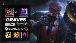 Graves vs Evelynn Jungle - KR Grandmaster - Patch 15.4 Season 15