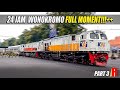 24 Jam Full Moment Hunting Kereta Api di Wonokromo (PART 3)