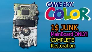 GAMEBOY COLOR 1$ Junk Mainboard only Restoration