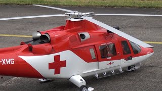 Rescue Agusta REGA A-109/K2 gigantic RC Scale Turbine Model Helicopter 2016