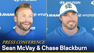 Sean McVay Talks Week 3 Of OTAs & STC Chase Blackburn On Team’s Approach To New