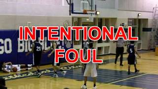 NFHS Rule 19.4.3 - Intentional Foul