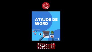 Atajos de teclado en  Word que Todos deben saber #atajosteclado #atajos #word #o