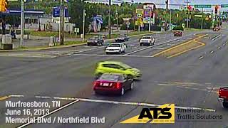 Worst Red Light Running Collisions