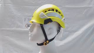 Petzl Helme – Petzl Vertex Vent HI-VIZ hochsichtbarer Schutzhelm in Gelb Modell 2021 - 360Grad Video