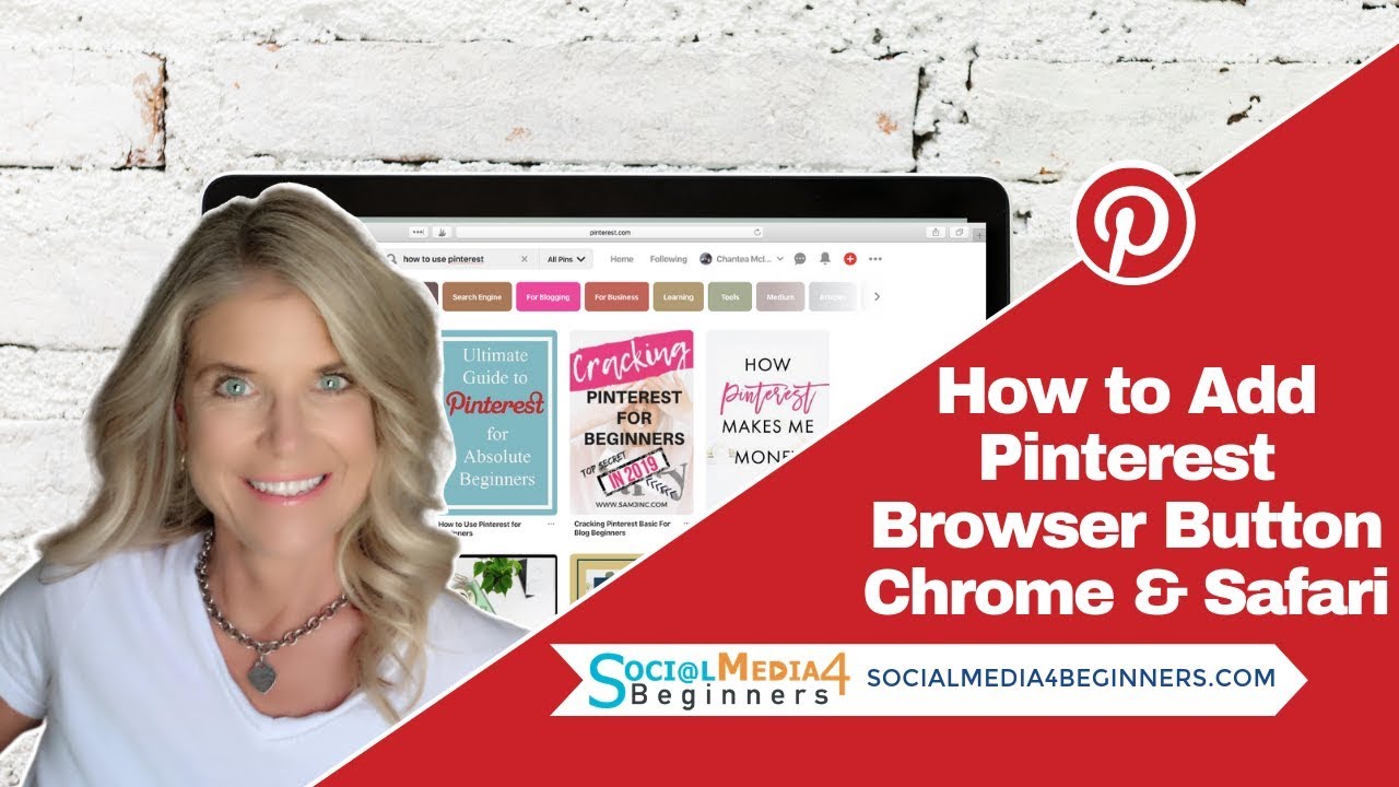 How To Add Pinterest Browser Button On Chrome & Safari - YouTube