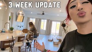 UPDATED HOUSE TOUR (3 WEEK UPDATE)